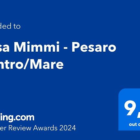 Ferienwohnung La Casa Di Erika - Pesaro Centro-Mare Exterior foto